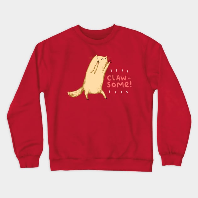 Clawsome! Crewneck Sweatshirt by Sophie Corrigan